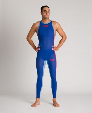 Abbigliamento Nuoto Uomo Arena Powerskin R-evo+ Open Water Suit - Closed Back Colorate | 36589EJKU