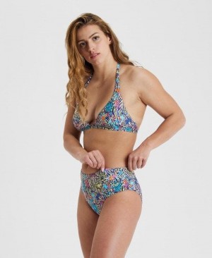 Bikini Donna Arena Halterneck Bikini Multiprints Colorate | 79142VXBD