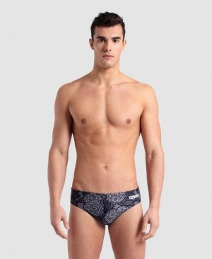 Slip Uomo Arena Hydrange Bouquet Brief Colorate | 39126WUSC