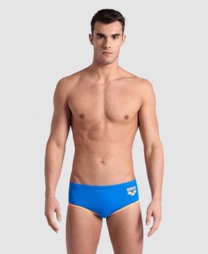 Slip Uomo Arena One Big Logo Brief Colorate | 68259THNW