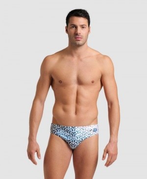 Slip Uomo Arena Planet Water Brief Colorate | 18745HTZC