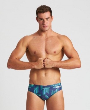 Slip Uomo Arena Puzzled Brief Colorate | 63128NOGB