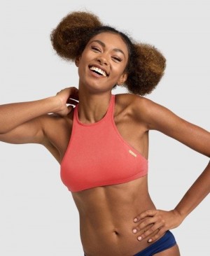 Top Donna Arena Crop Think Top Colorate | 16958CHPV