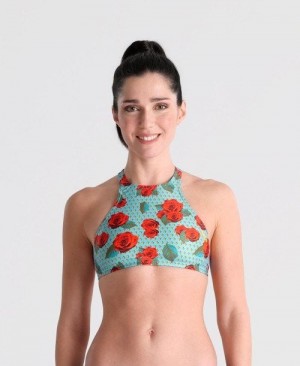 Top Donna Arena Crop Think Top Colorate | 57438VKPB